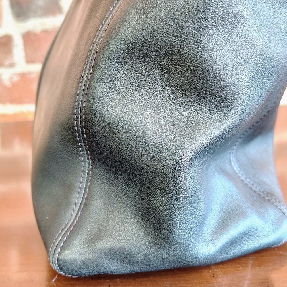 Chanel Vintage 1997 Dark Brown CC Turnlock Leather Tote Serial 5782846 - Picture 13 of 14